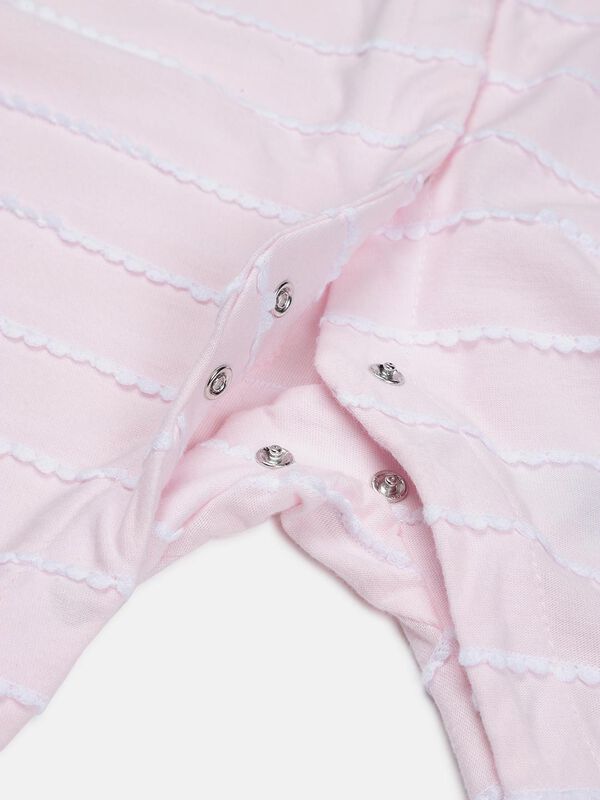 Front Opening Babysuit With Mock Cardigan image number 4